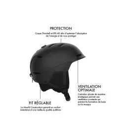 Salomon HUSK BLACK -Pack Ski Soldes driver pro sigma black 23