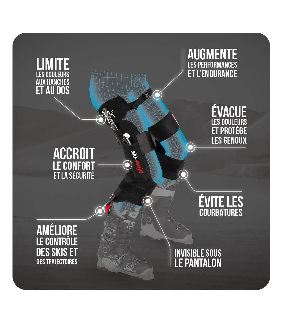 EXOSQUELETTE - SKI MOJO GOLD (POIDS SUP 75KG 7 EXOSQUELETTE - SKI MOJO GOLD (POIDS SUP 75KG – Image 5